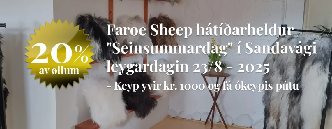 Seinsummardagur 20% avsláttur
